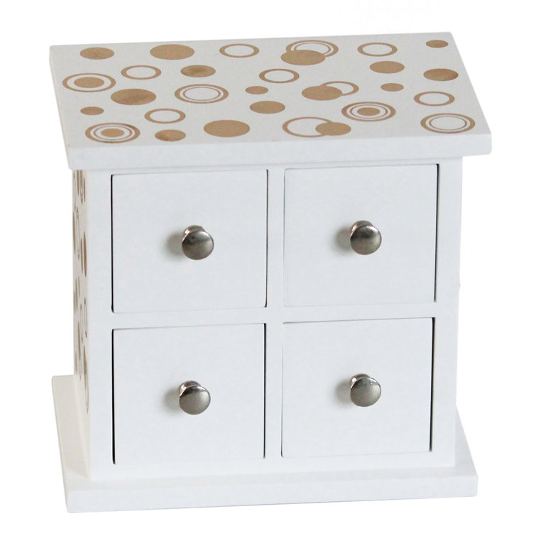 Winston Porter 4 Drawer Jewelry Box Wayfair